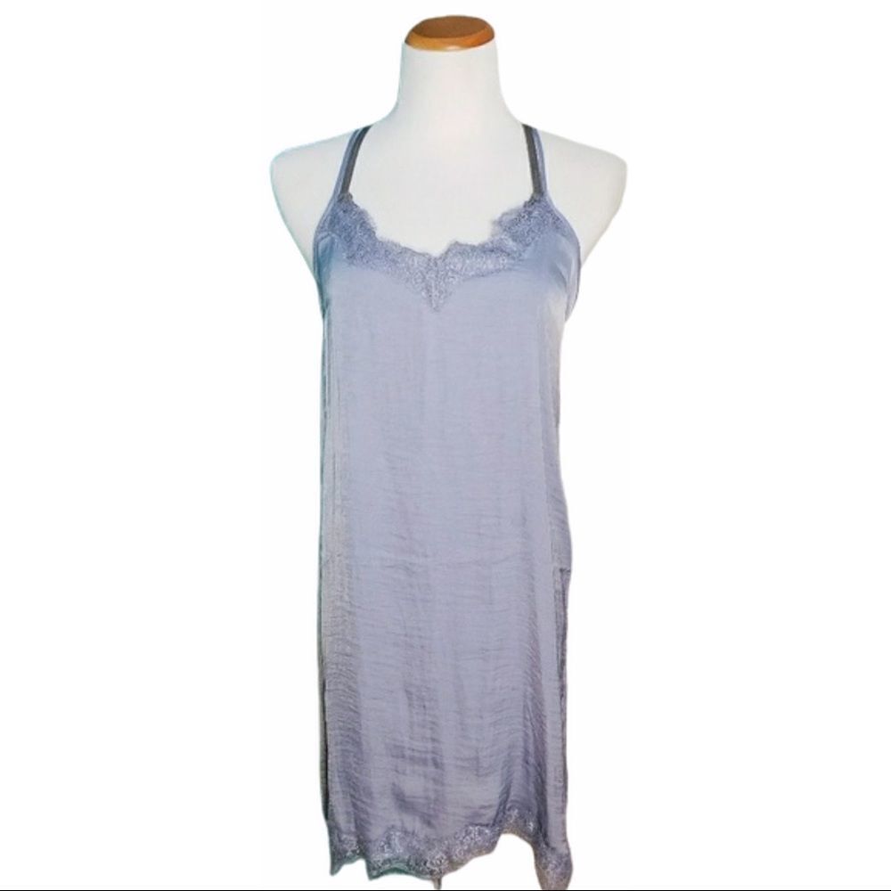 ✨ Aerie Satin Lace Slip Nighty Slip Dress ✨